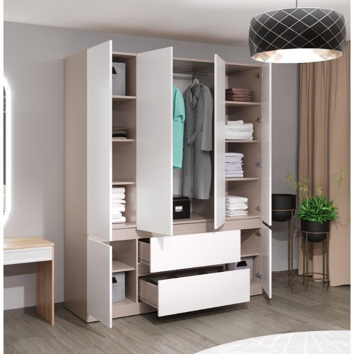 Шкаф Bayro Harmony 1800x2200x550 (608044)