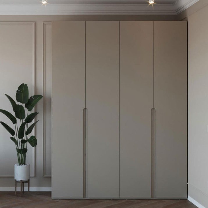 Dulap Bayro Modena 1800x2400x530 Grey Stone (604789)