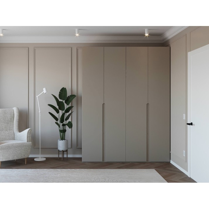 Dulap Bayro Modena 1800x2400x530 Grey Stone (604789)