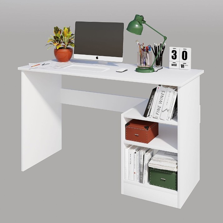 Masa de birou Trendy Bahar White 120x74x50cm GTR005699