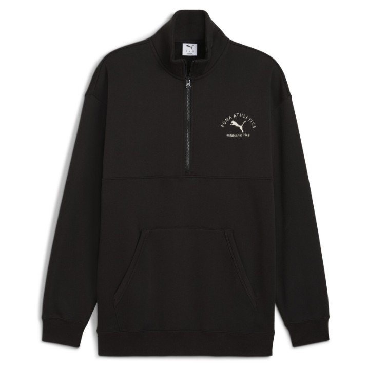 Hanorac pentru bărbați Puma Class Half Zip Fl Puma Black, s.XL