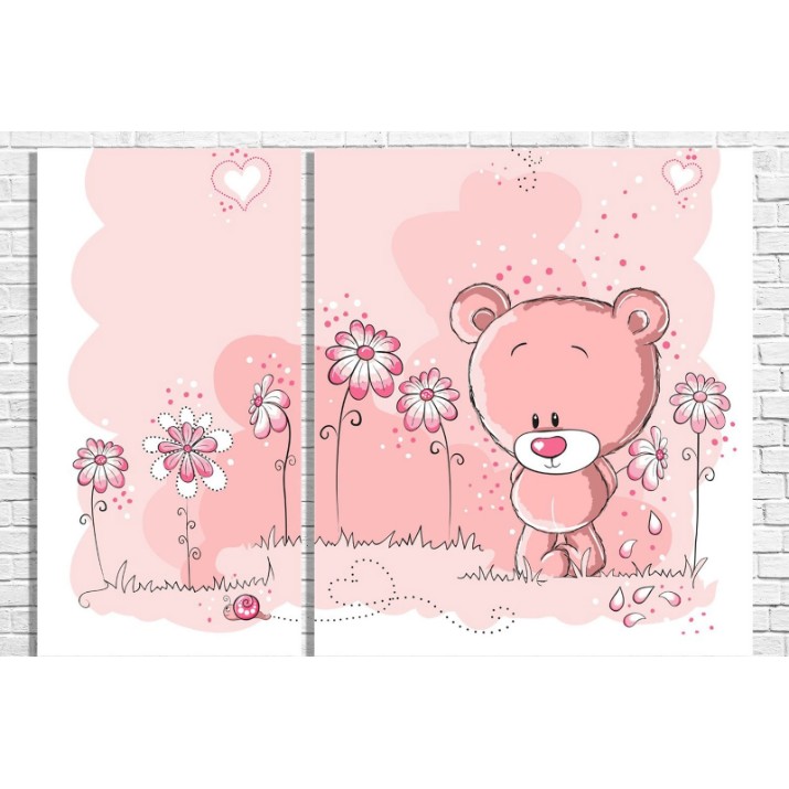 Картина ArtDesign Pink Teddy Bear 96х70cm (DM-10002)