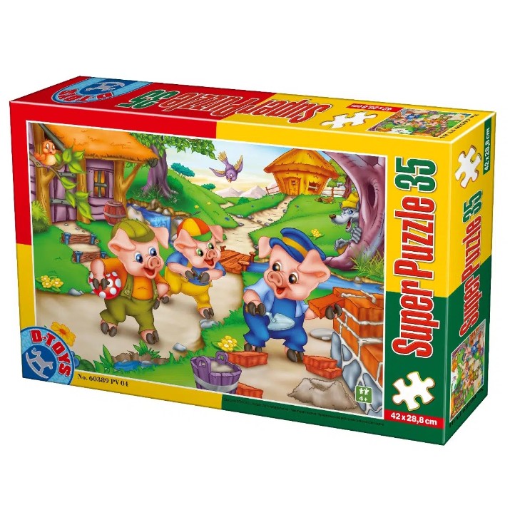 Пазл D-Toys Three Little Pigs 35pcs (77844)