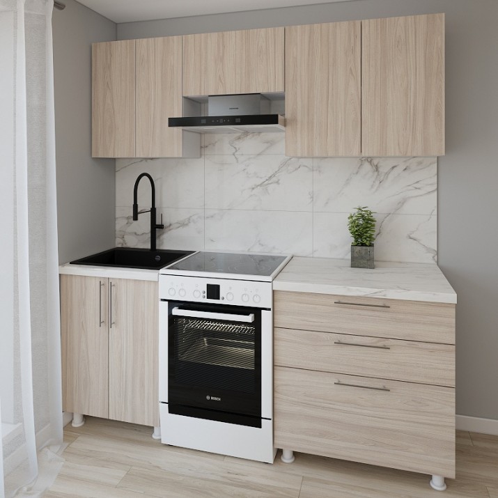 Bucătărie Smartex K2 200 Light Oak (30054)
