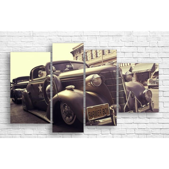 Pictură ArtDesign Retro car 140x84cm (MT-10025)