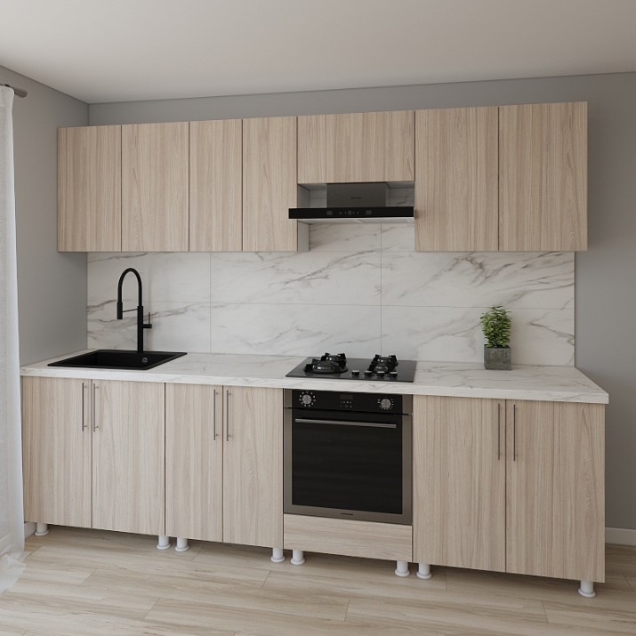 Кухонный гарнитур Smartex K3 280 Light Oak (30120)