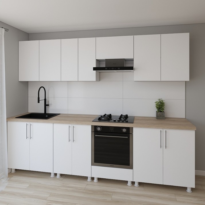 Кухонный гарнитур Smartex K3 280 White (30115)
