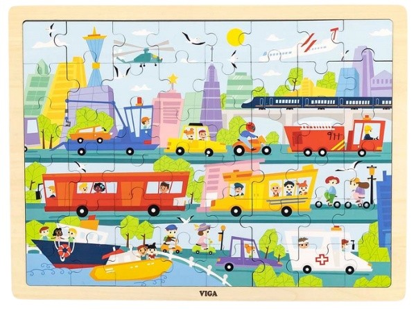 Пазл Viga Transport 48pcs (44582)