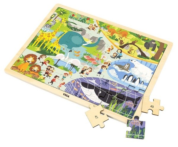 Puzzle Viga Zoo 48pcs (44587)