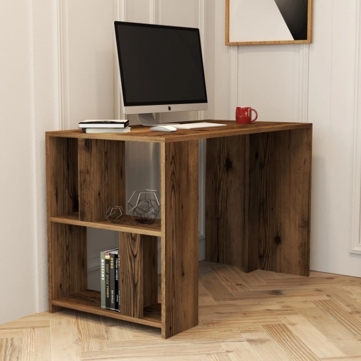 Masa de birou Trendy Lima Walnut 120x75x60cm GTR001002