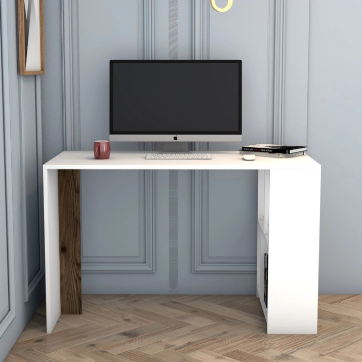 Письменный стол Trendy Lima White/Walnut 120x75x60cm GTR001011