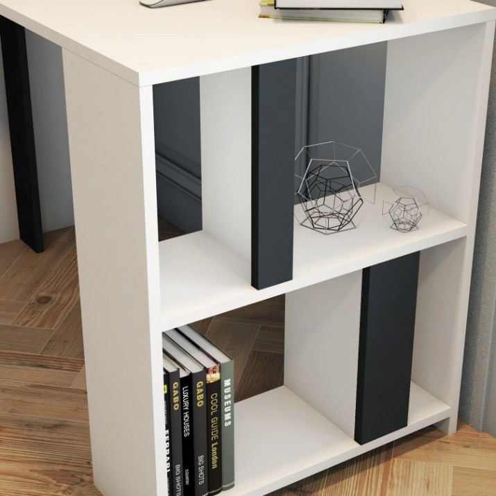 Письменный стол Trendy Lima White/Anthracit 120x75x60cm GTR001009