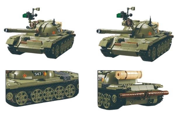 Конструктор Sluban Tank T-54C 1:35 604pcs (B1135)