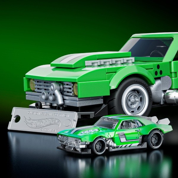 Set de construcție Hot Wheels Custom '68 Camaro 1:32 (JFT16)
