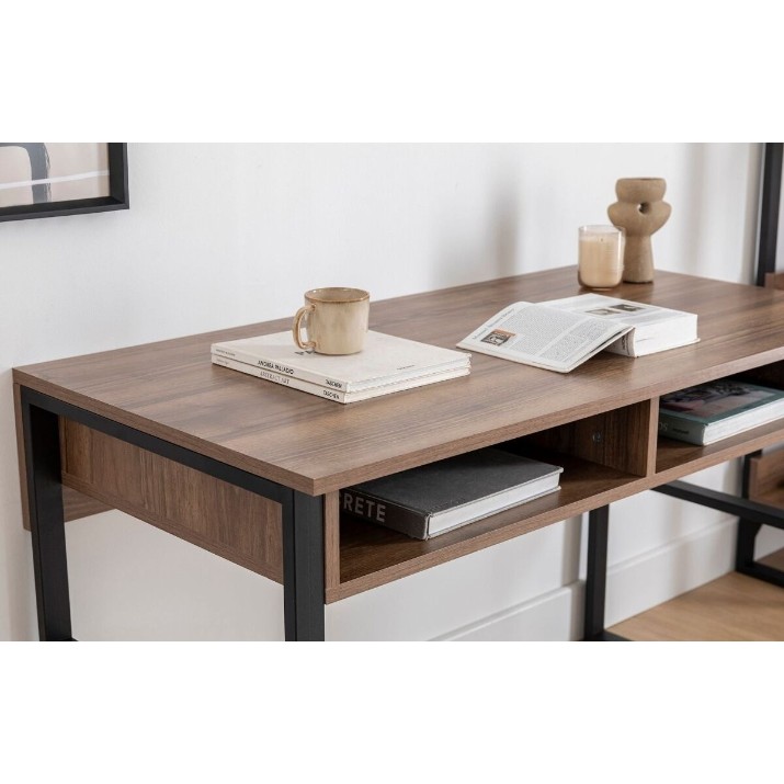 Masa de birou Trendy Nove Walnut 120x60x75cm GTR001105