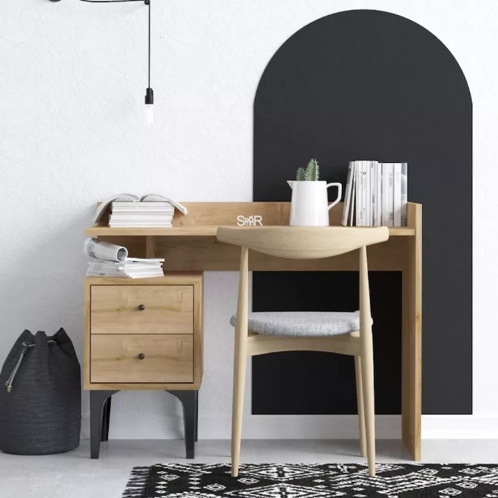 Masa de birou Trendy Puuk Dec0087 Oak 100x80x45cm GTR005696