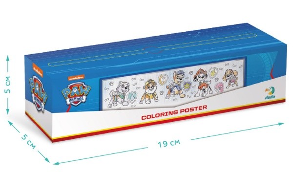 Carte de colorat pentru copii Dodo Paw Patrol 70cm (200192)
