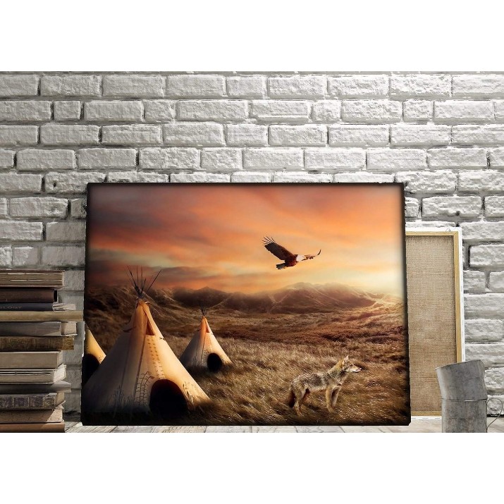 Картина ArtDesign The Wolf and the Eagle 60x76cm (FA-10014)