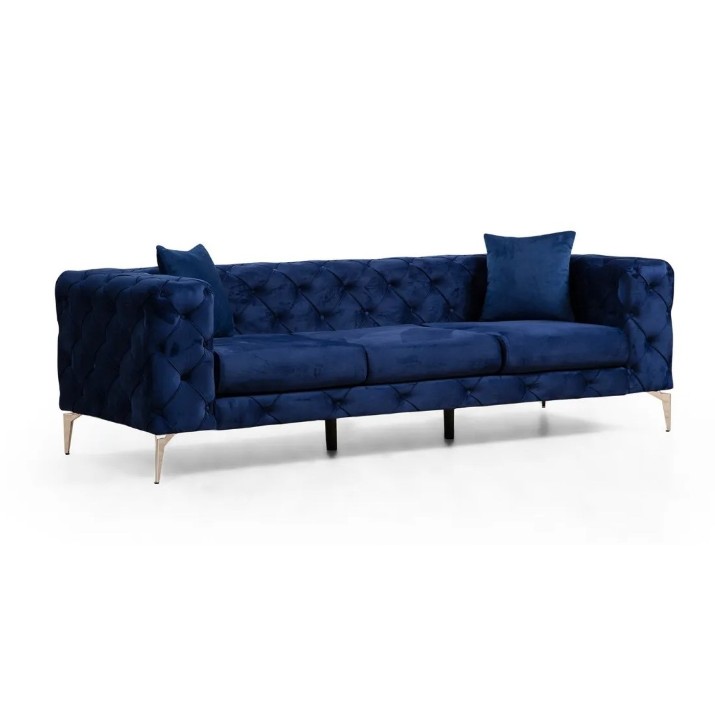 Canapea Trendy Como Navy Blue 90x73x237cm GTR003240