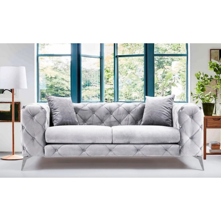 Диван Trendy Como Light Grey 197x90x73cm GTR003140