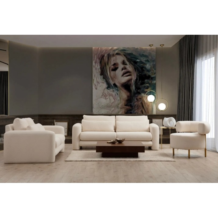 Диван Trendy Crin Cream 97x215x73cm GTR003283