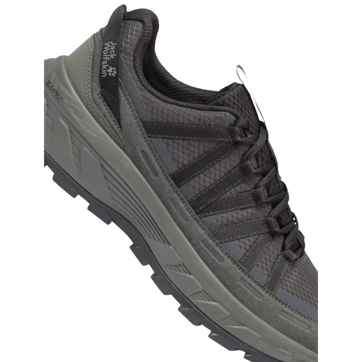 Кроссовки мужские Jack Wolfskin Wild Hike Texapore Low Black/Phantom, s.40