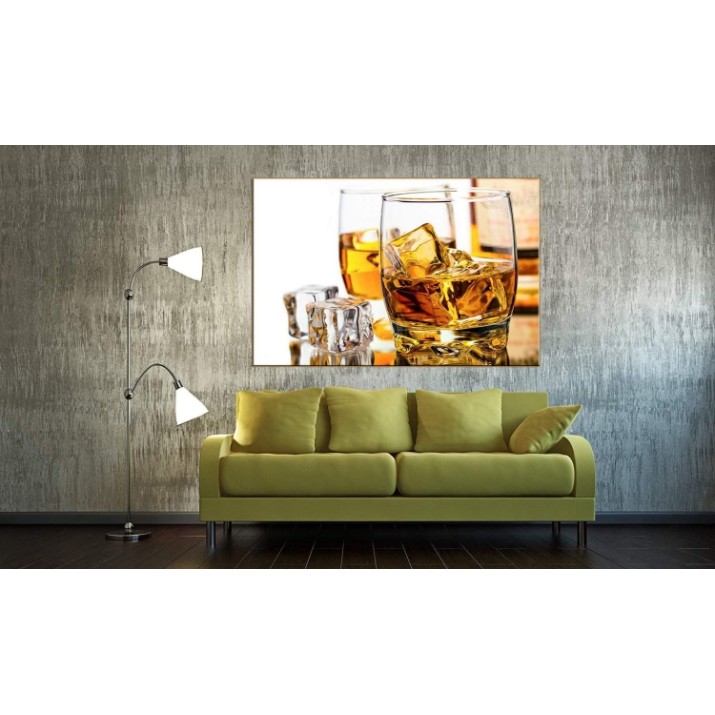 Картина ArtDesign Two glasses of whiskey 45x68cm (FN-10009)