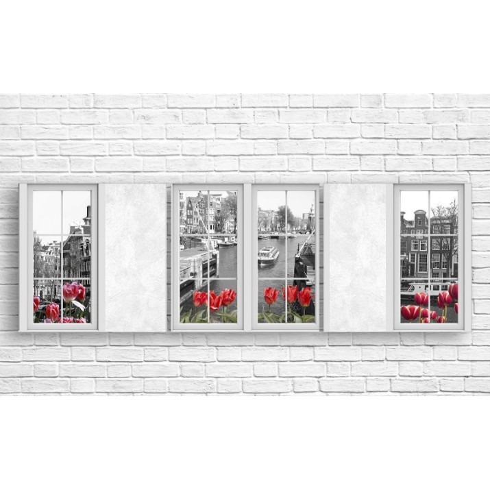 Картина ArtDesign View from the window 183x60cm (B-10186)