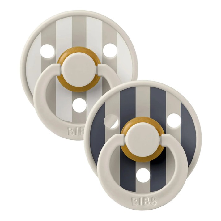 Suzeta BIBS Block Sand Mix 0-6m 2pcs (11022105)