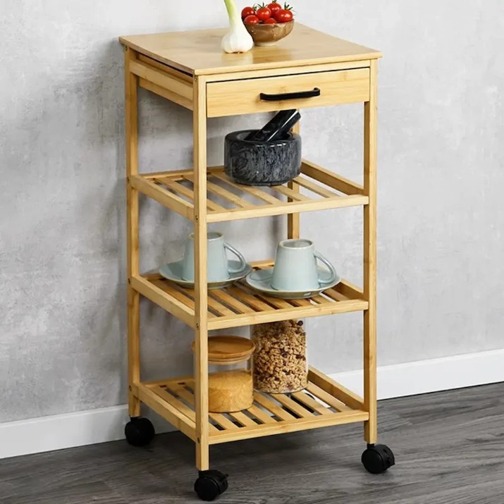 Etajeră Kesper Bamboo (25819)