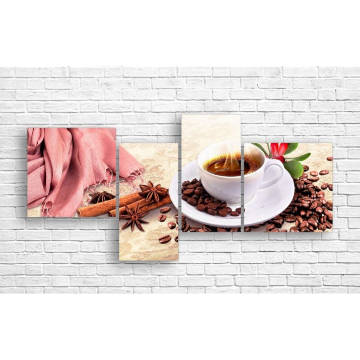 Картина ArtDesign Warm scarf and coffee 160x78cm (E-10087)