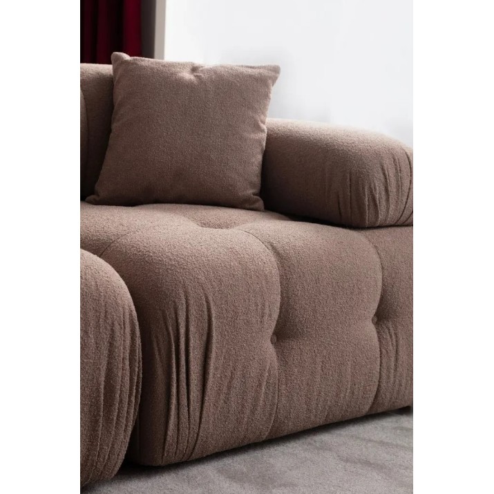 Canapea Trendy Doblo L1-1R Cappuccino 100x200x80cm GTR003147