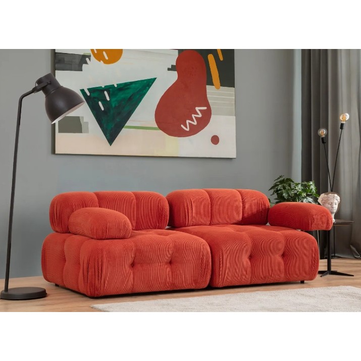 Canapea Trendy Doblo L1-1R Red 100x200x80cm GTR003146
