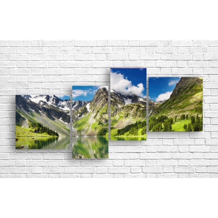 Pictură ArtDesign Water and mountains 170х82cm (F-10142)