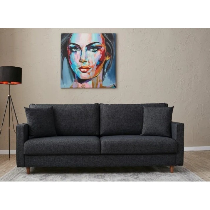Canapea Trendy Eva Anthracit 210x90x82cm GTR003266