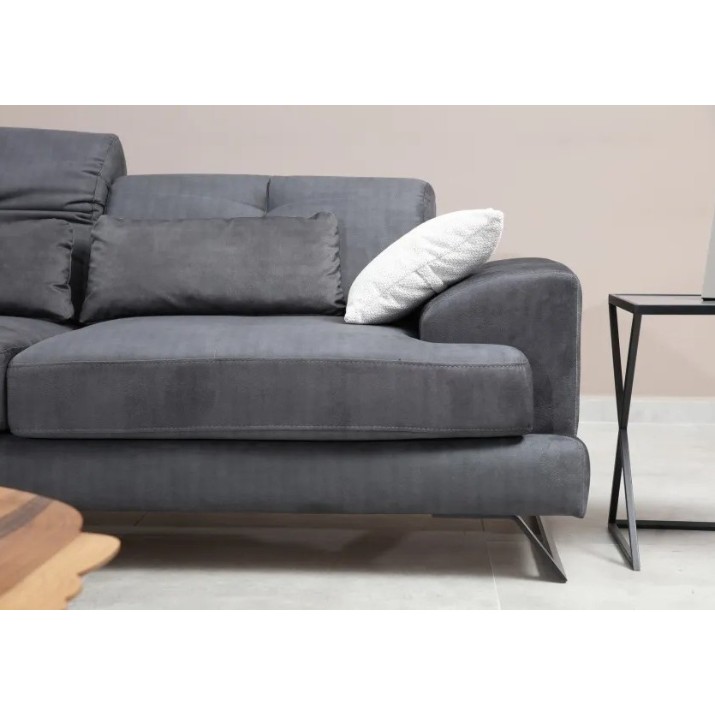 Canapea Trendy Frido Anthracit 92x79x225cm GTR003271