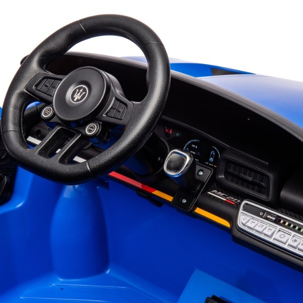 Mașinuța electrica KidsCar Maserati Mc20 Eva Blue (8210490-2AR)