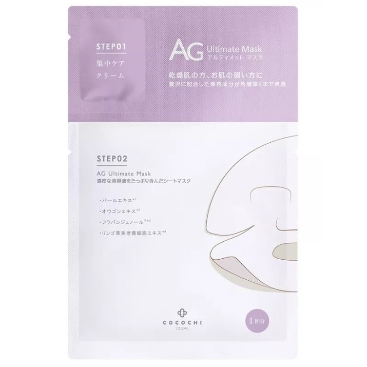 Masca textila Cocochi Cosme Ag Ultimate Mask Akoya Pearls Mask 5pcs