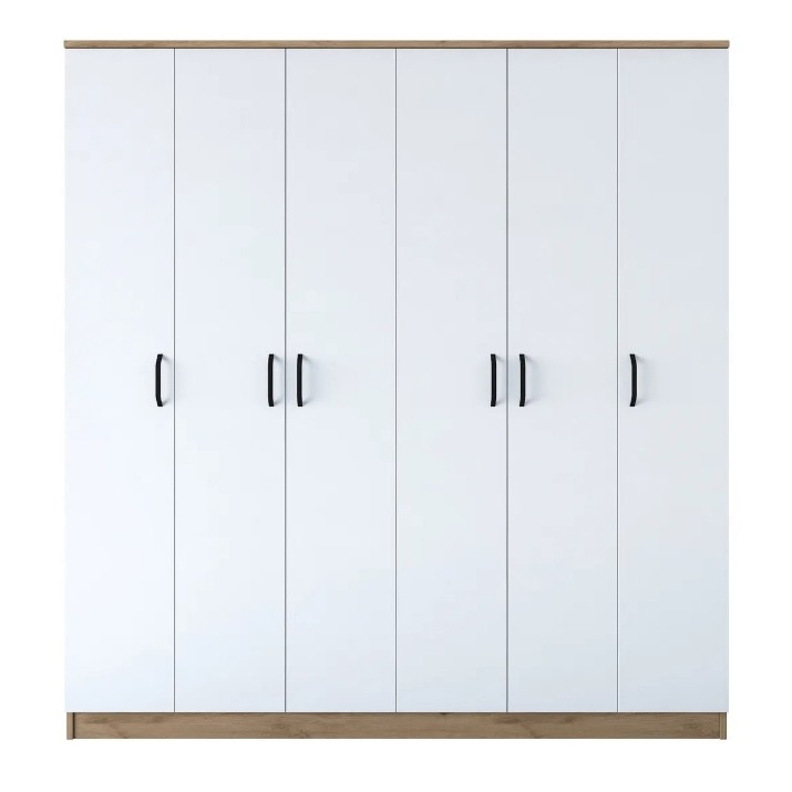 Шкаф Trendy BA114 2274 Walnut/White 180x190x47cm GTR001845
