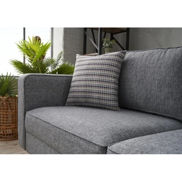 Диван Trendy Kale Linen Grey 180x91x83cm GTR003167