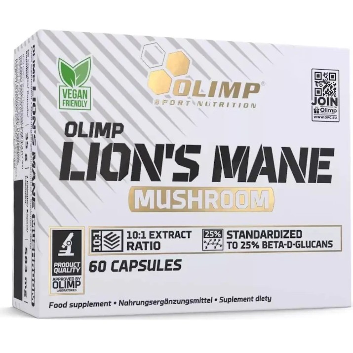 Пищевая добавка Olimp Lion's Mane Mushroom 60cap