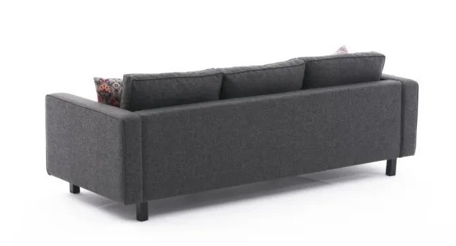 Canapea Trendy Kale Linen Anthracit 222x91x83cm GTR003274