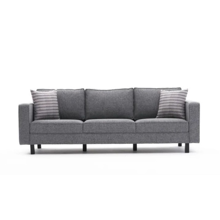 Диван Trendy Kale Linen Grey 222x91x83cm GTR003276