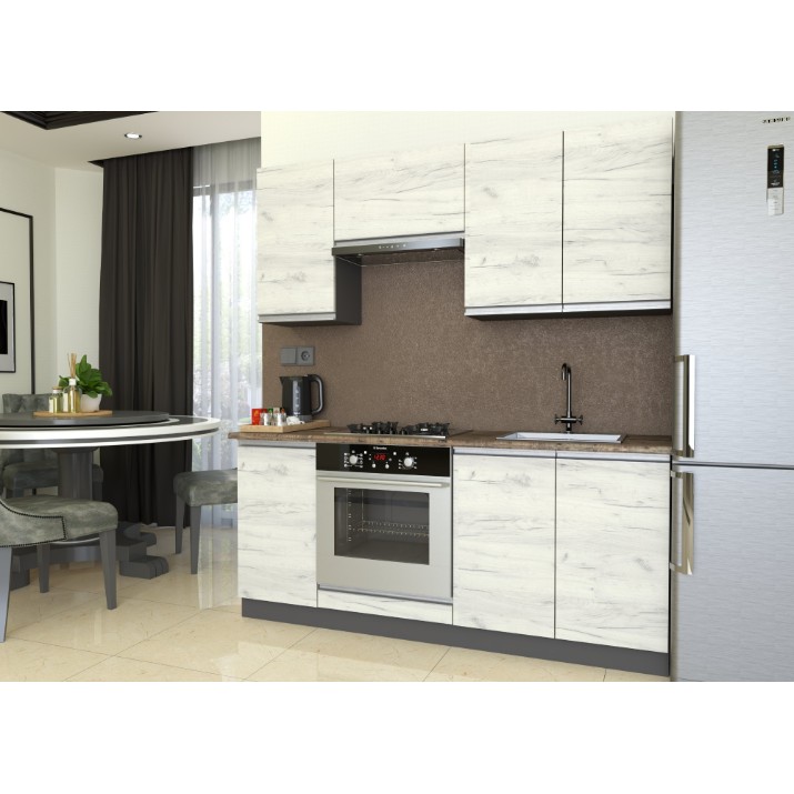 Кухонный гарнитур Yasen Мадера 1.8 Oak Kraft White