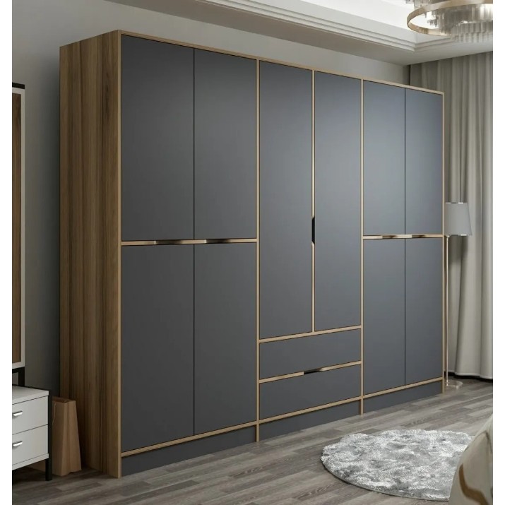 Dulap Trendy Elina 7200 Dore/Anthracit 277x208x52cm GTR004187