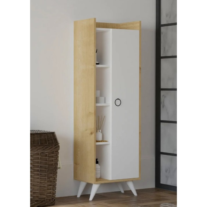 Шкаф Trendy Ilgim Oak/White 50x140x32cm GTR005625