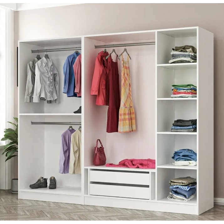 Garderoba Trendy Kale 210 White 225x210x52cm GTR004753