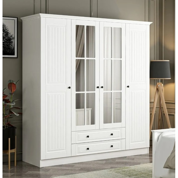 Dulap Trendy Kale 4017 White 180x190x52cm GTR004378
