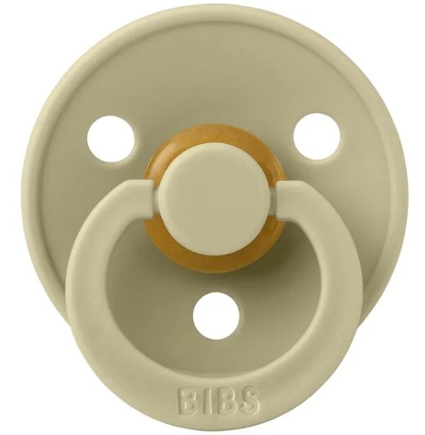 Пустышка BIBS Colour Latex 0+m Khaki (100305C)