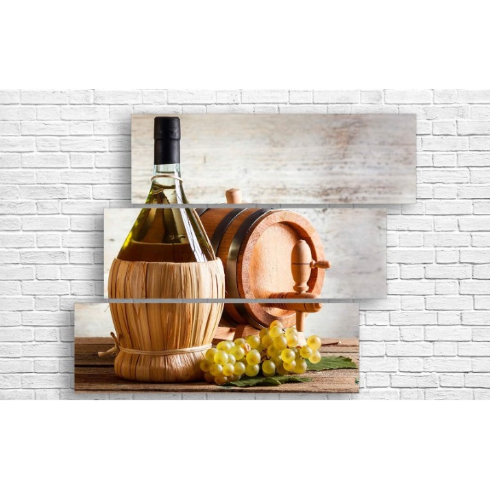 Картина ArtDesign White wine and grapes 115x94cm (E-10102)